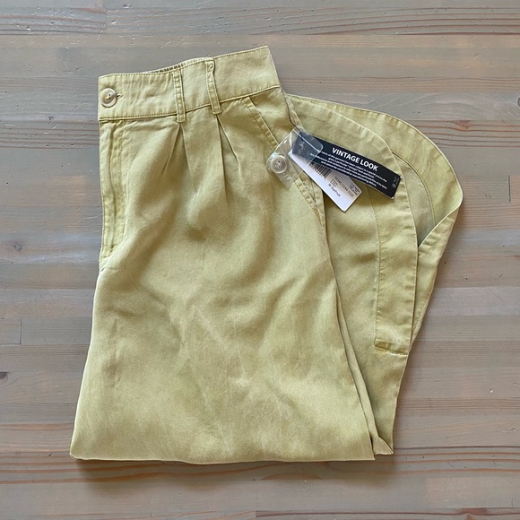 NWT Tribal Flowy Pleated Tulip Hem Pants 10 - Picture 4 of 16